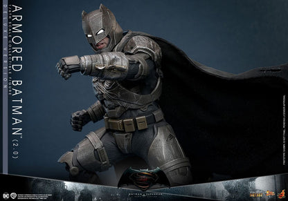 HOT TOYS - Batman v Superman: Dawn of Justice Movie Masterpiece Action Figure 1/6 Armored Batman 2.0 (Deluxe Version)  MMS742D62