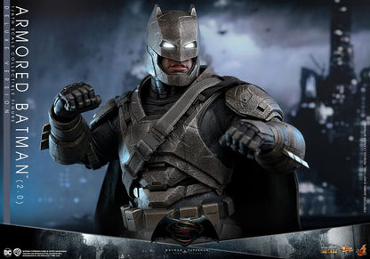 HOT TOYS - Batman v Superman: Dawn of Justice Movie Masterpiece Action Figure 1/6 Armored Batman 2.0 (Deluxe Version)  MMS742D62