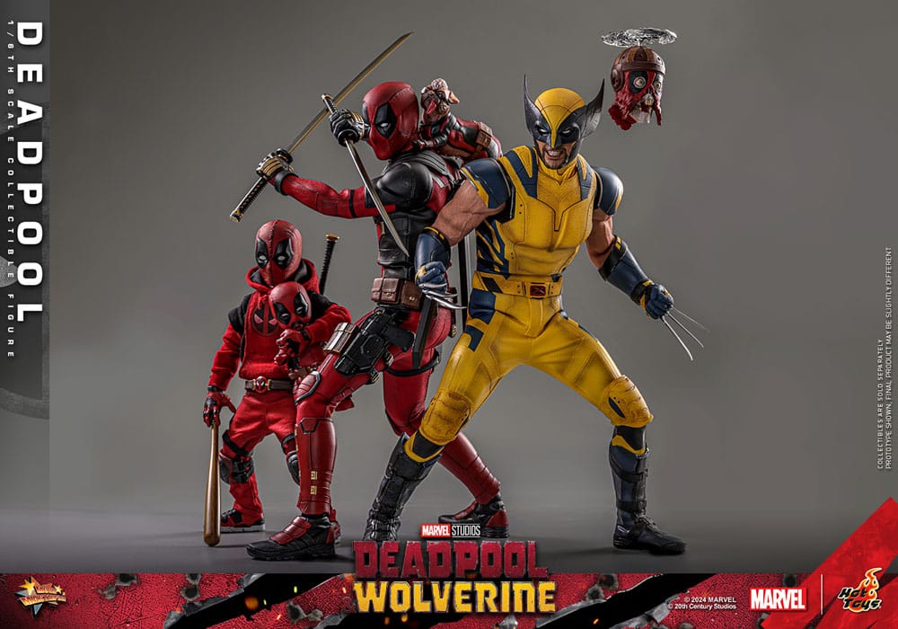 HOT TOYS - Deadpool & Wolverine Movie Masterpiece Action Figure 1/6 Deadpool