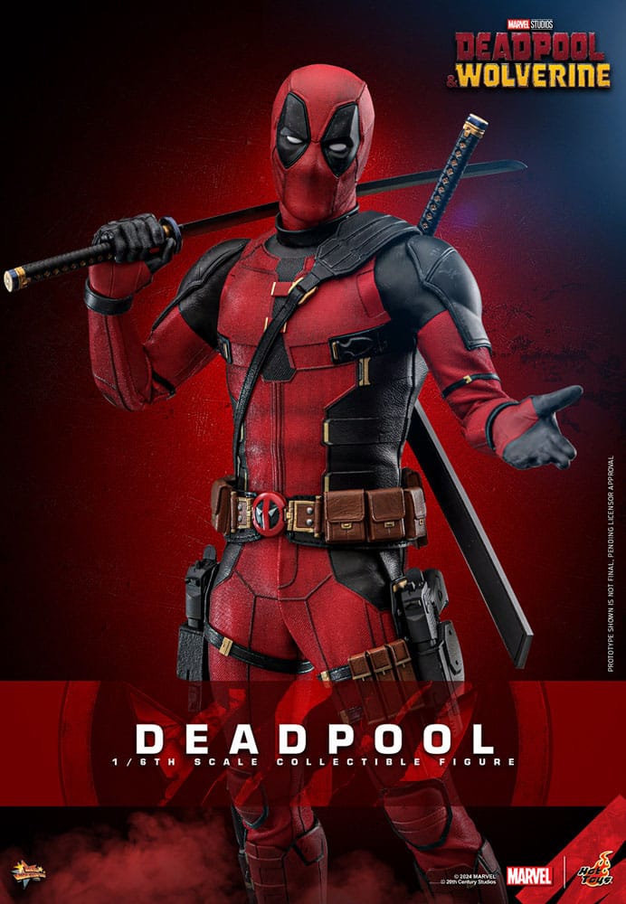 HOT TOYS - Deadpool & Wolverine Movie Masterpiece Action Figure 1/6 Deadpool