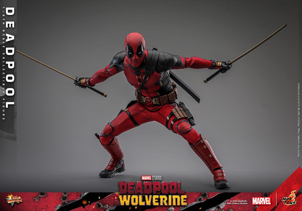 HOT TOYS - Deadpool & Wolverine Movie Masterpiece Action Figure 1/6 Deadpool