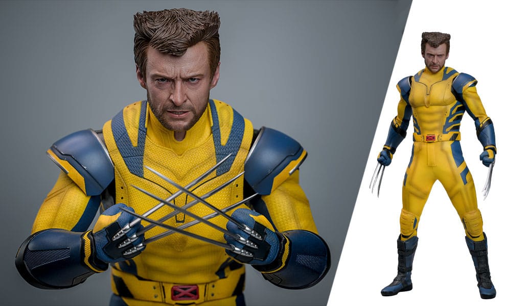 HOT TOYS - Deadpool & Wolverine Movie Masterpiece Action Figure 1/6 Wolverine (Deluxe Version)