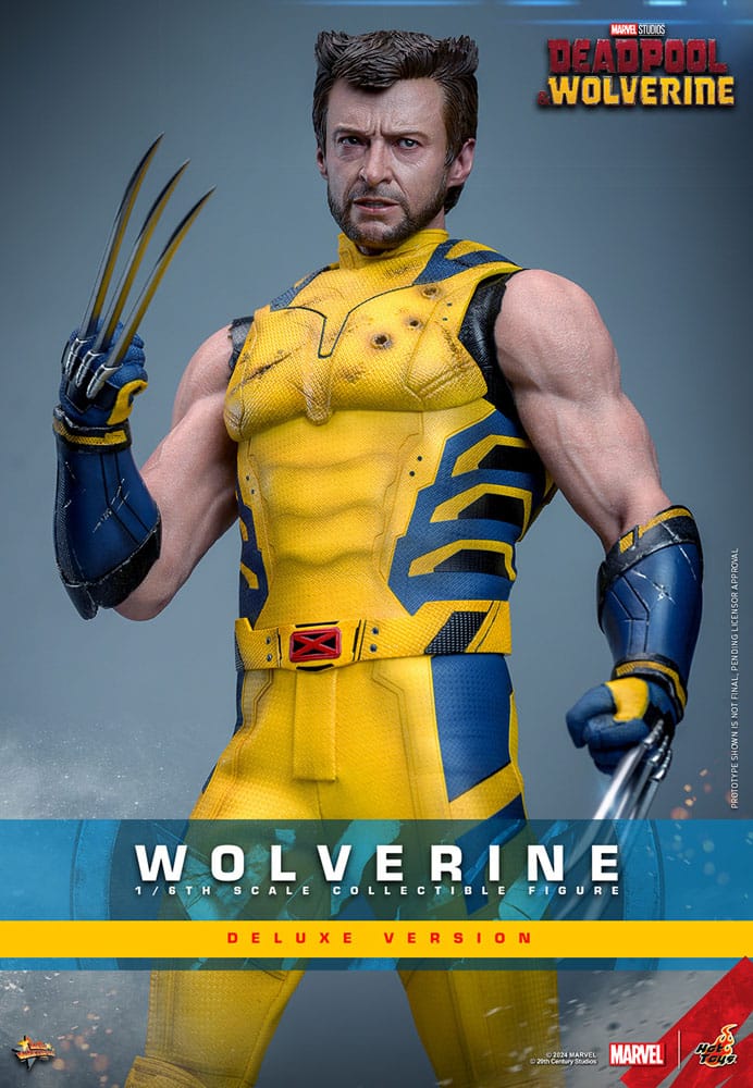 HOT TOYS - Deadpool & Wolverine Movie Masterpiece Action Figure 1/6 Wolverine (Deluxe Version)