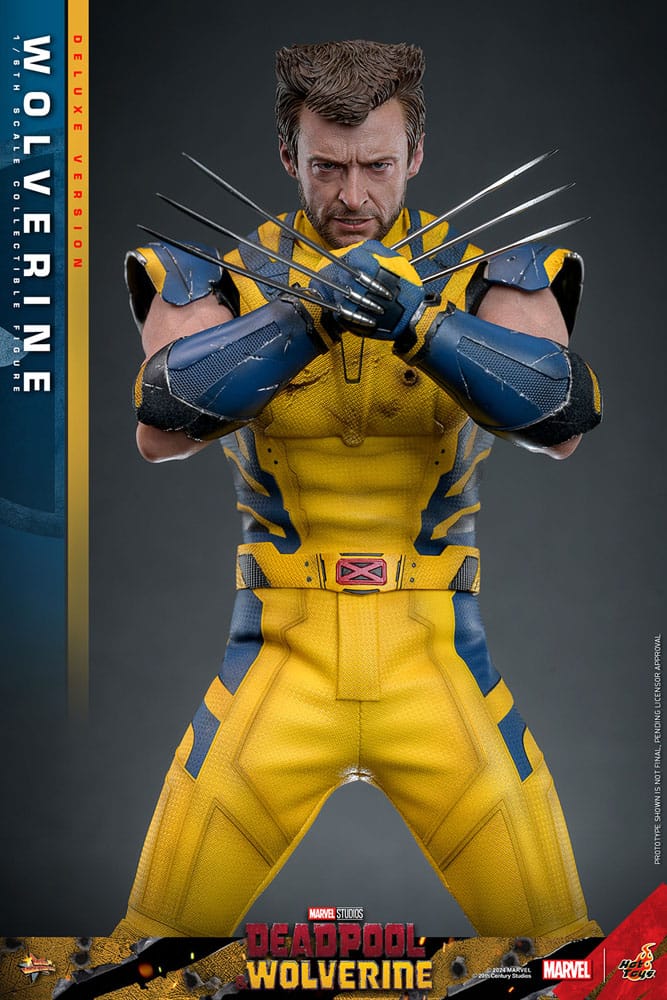 HOT TOYS - Deadpool & Wolverine Movie Masterpiece Action Figure 1/6 Wolverine (Deluxe Version)