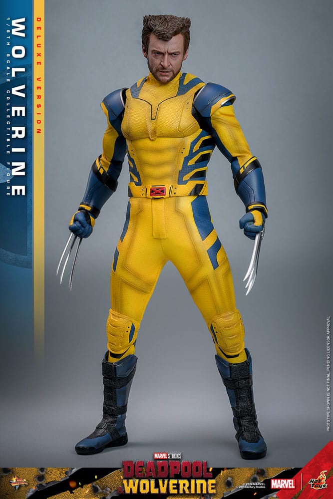 HOT TOYS - Deadpool & Wolverine Movie Masterpiece Action Figure 1/6 Wolverine (Deluxe Version)