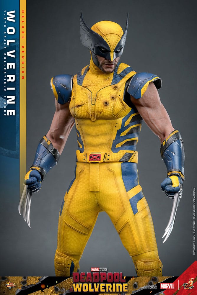 HOT TOYS - Deadpool & Wolverine Movie Masterpiece Action Figure 1/6 Wolverine (Deluxe Version)