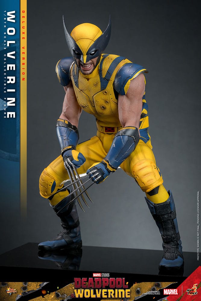 HOT TOYS - Deadpool & Wolverine Movie Masterpiece Action Figure 1/6 Wolverine (Deluxe Version)