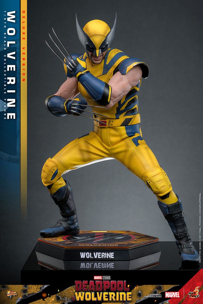 HOT TOYS - Deadpool & Wolverine Movie Masterpiece Action Figure 1/6 Wolverine (Deluxe Version)