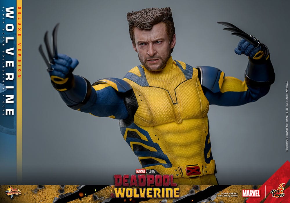 HOT TOYS - Deadpool & Wolverine Movie Masterpiece Action Figure 1/6 Wolverine (Deluxe Version)