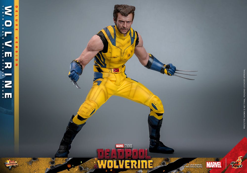 HOT TOYS - Deadpool & Wolverine Movie Masterpiece Action Figure 1/6 Wolverine (Deluxe Version)