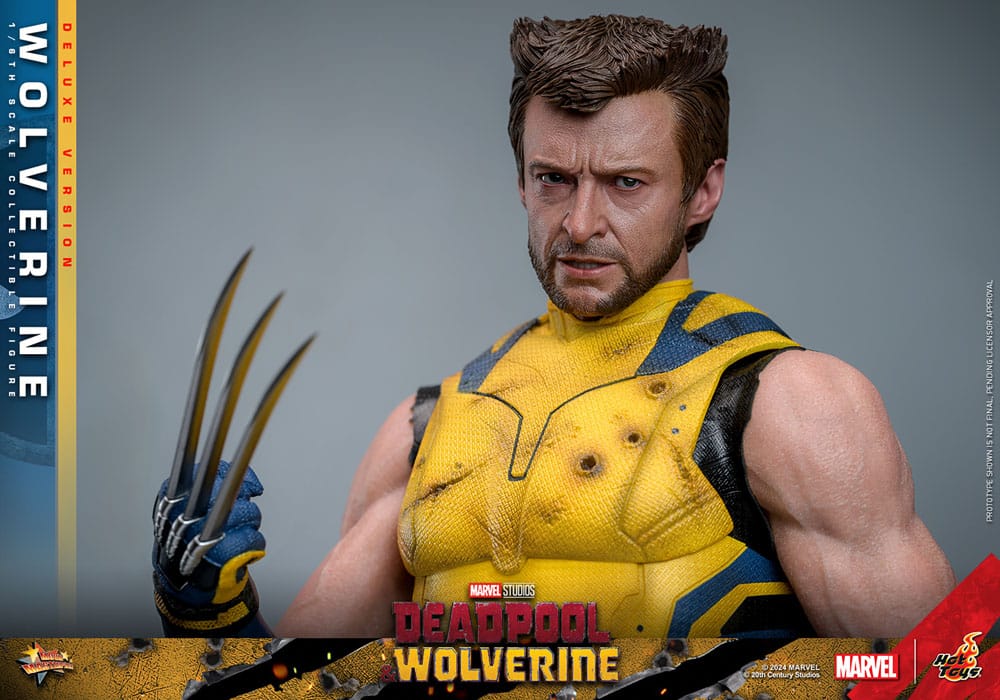 HOT TOYS - Deadpool & Wolverine Movie Masterpiece Action Figure 1/6 Wolverine (Deluxe Version)