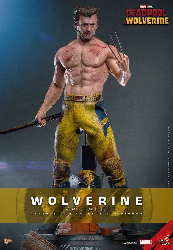 HOT TOYS - Deadpool & Wolverine Movie Masterpiece Action Figure 1/6 Wolverine (TVA Jacket Version)