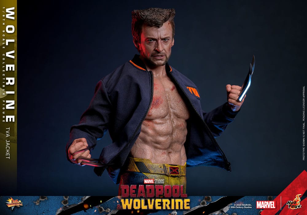 HOT TOYS - Deadpool & Wolverine Movie Masterpiece Action Figure 1/6 Wolverine (TVA Jacket Version)