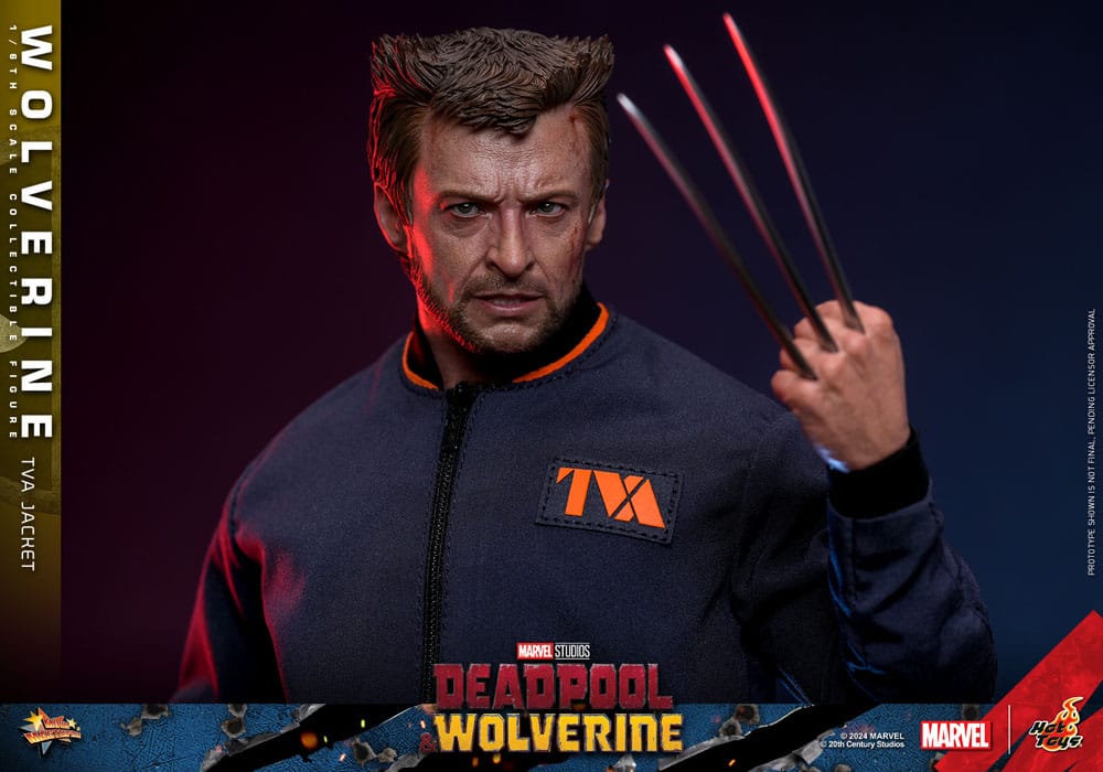 HOT TOYS - Deadpool & Wolverine Movie Masterpiece Action Figure 1/6 Wolverine (TVA Jacket Version)