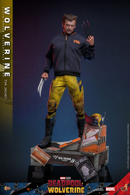 HOT TOYS - Deadpool & Wolverine Movie Masterpiece Action Figure 1/6 Wolverine (TVA Jacket Version)