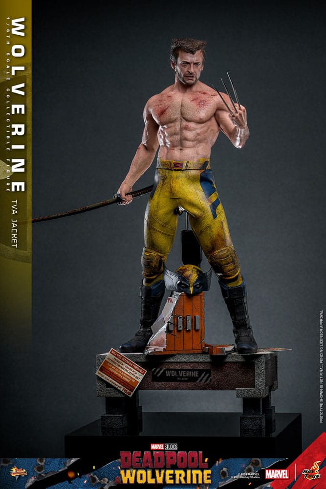 HOT TOYS - Deadpool & Wolverine Movie Masterpiece Action Figure 1/6 Wolverine (TVA Jacket Version)