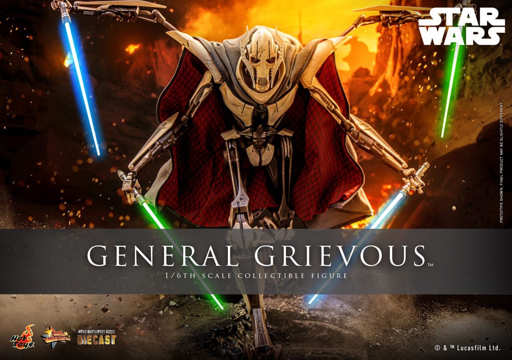 HOT TOYS - Star Wars Movie Masterpiece Diecast Action Figure 1/6 General Grievous MMS760-D67