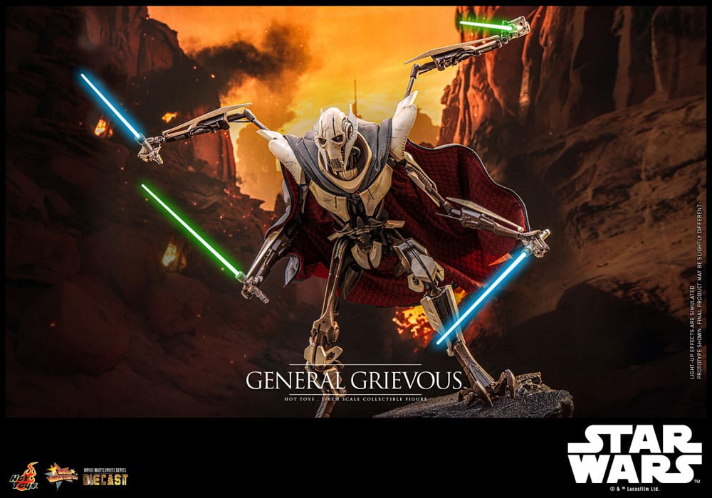 HOT TOYS - Star Wars Movie Masterpiece Diecast Action Figure 1/6 General Grievous MMS760-D67