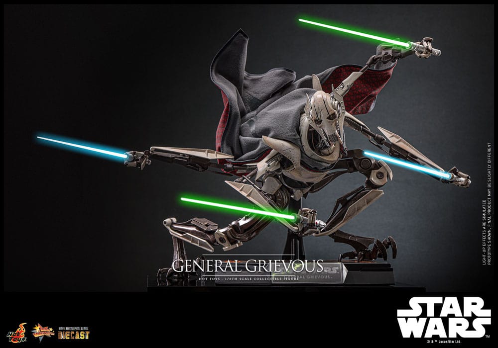 HOT TOYS - Star Wars Movie Masterpiece Diecast Action Figure 1/6 General Grievous MMS760-D67