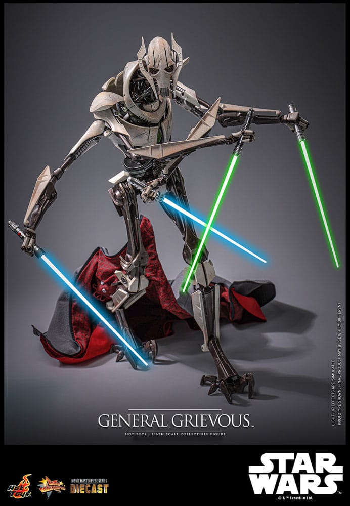 HOT TOYS - Star Wars Movie Masterpiece Diecast Action Figure 1/6 General Grievous MMS760-D67