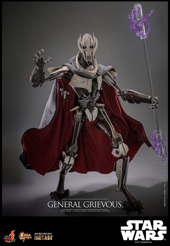 HOT TOYS - Star Wars Movie Masterpiece Diecast Action Figure 1/6 General Grievous MMS760-D67