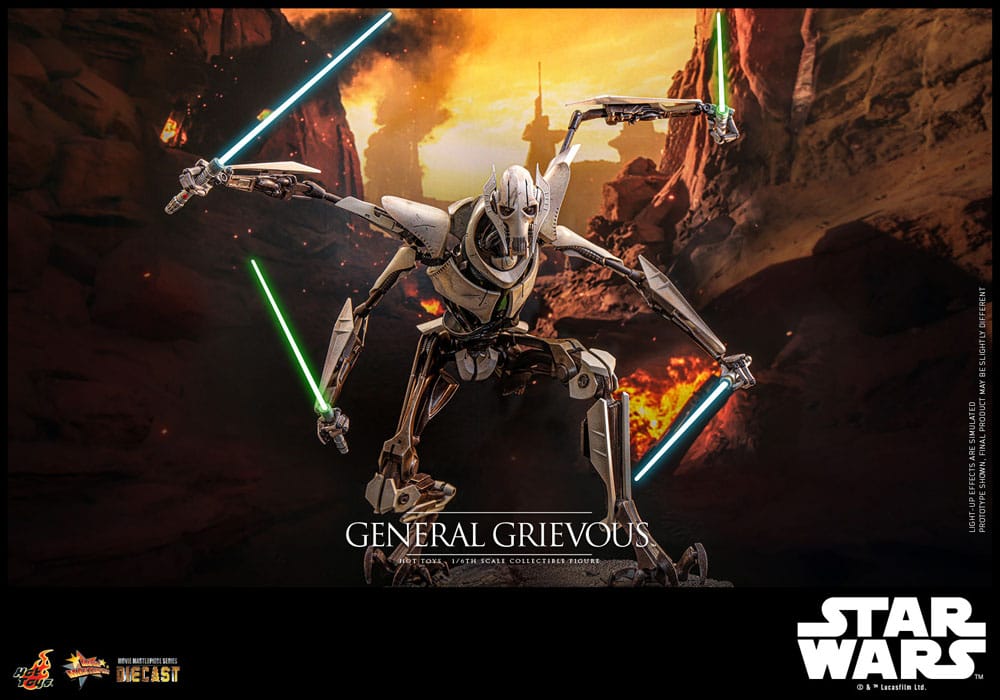 HOT TOYS - Star Wars Movie Masterpiece Diecast Action Figure 1/6 General Grievous MMS760-D67