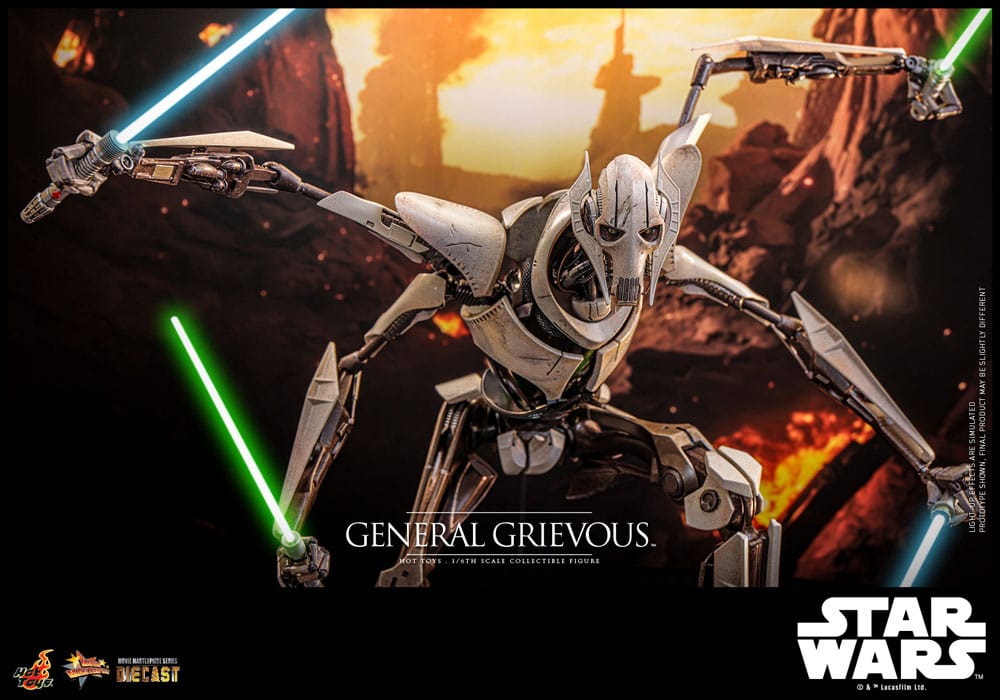 HOT TOYS - Star Wars Movie Masterpiece Diecast Action Figure 1/6 General Grievous MMS760-D67