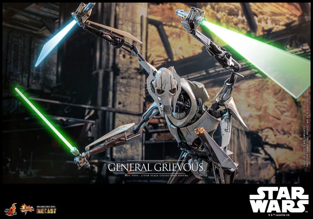 HOT TOYS - Star Wars Movie Masterpiece Diecast Action Figure 1/6 General Grievous MMS760-D67