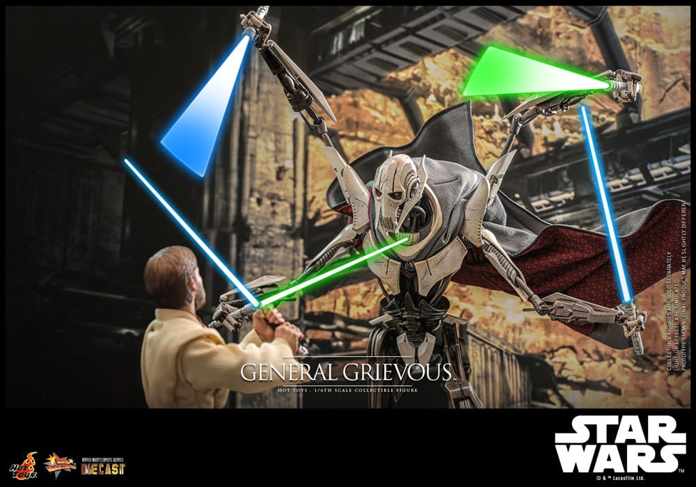 HOT TOYS - Star Wars Movie Masterpiece Diecast Action Figure 1/6 General Grievous MMS760-D67