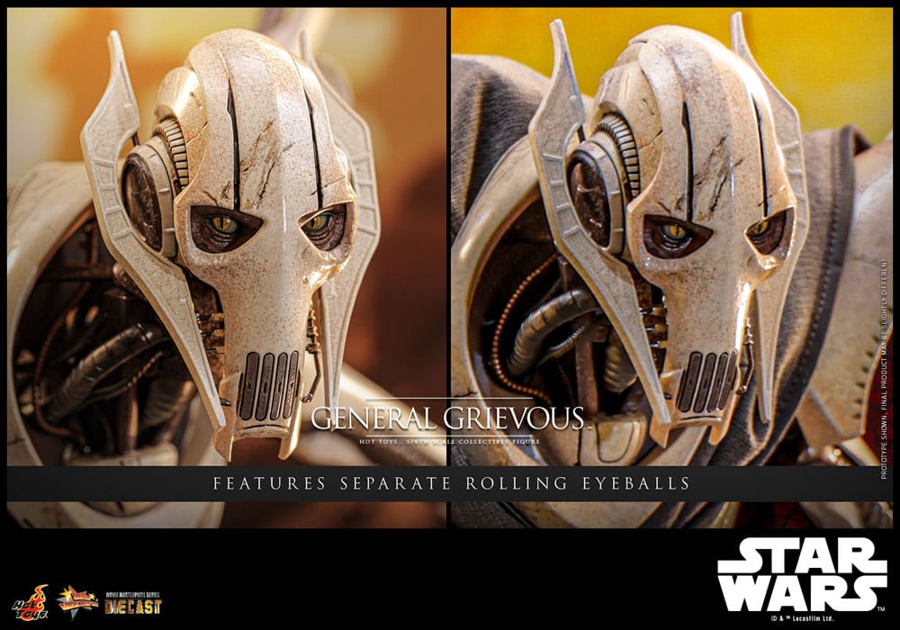 HOT TOYS - Star Wars Movie Masterpiece Diecast Action Figure 1/6 General Grievous MMS760-D67