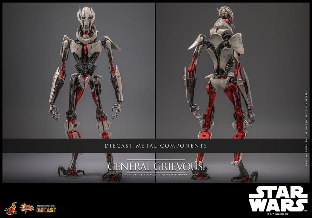 HOT TOYS - Star Wars Movie Masterpiece Diecast Action Figure 1/6 General Grievous MMS760-D67