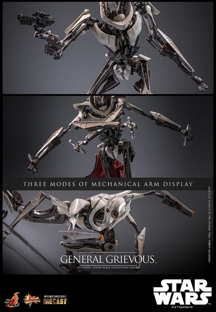 HOT TOYS - Star Wars Movie Masterpiece Diecast Action Figure 1/6 General Grievous MMS760-D67