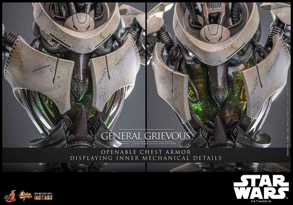HOT TOYS - Star Wars Movie Masterpiece Diecast Action Figure 1/6 General Grievous MMS760-D67