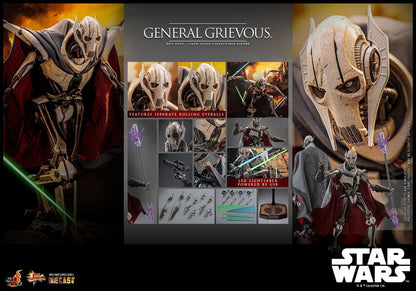 HOT TOYS - Star Wars Movie Masterpiece Diecast Action Figure 1/6 General Grievous MMS760-D67