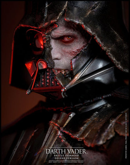 HOT TOYS - Star Wars Action Figure 1/6 Darth Vader (Battle Damaged) Deluxe Version  DX