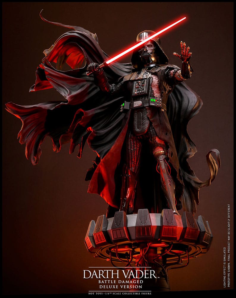 HOT TOYS - Star Wars Action Figure 1/6 Darth Vader (Battle Damaged) Deluxe Version  DX