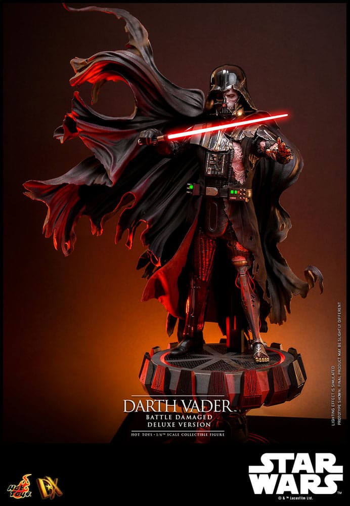 HOT TOYS - Star Wars Action Figure 1/6 Darth Vader (Battle Damaged) Deluxe Version  DX