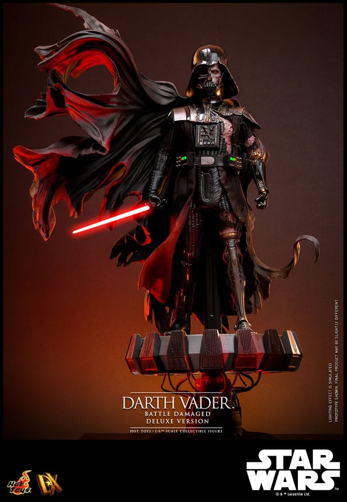 HOT TOYS - Star Wars Action Figure 1/6 Darth Vader (Battle Damaged) Deluxe Version  DX