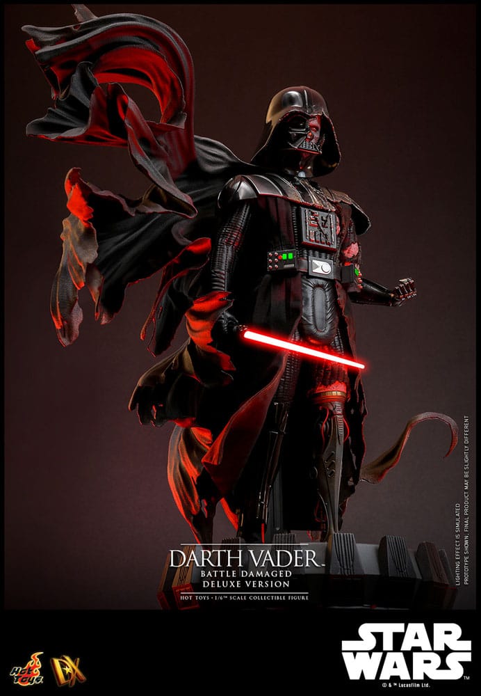 HOT TOYS - Star Wars Action Figure 1/6 Darth Vader (Battle Damaged) Deluxe Version  DX