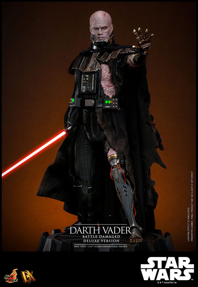 HOT TOYS - Star Wars Action Figure 1/6 Darth Vader (Battle Damaged) Deluxe Version  DX