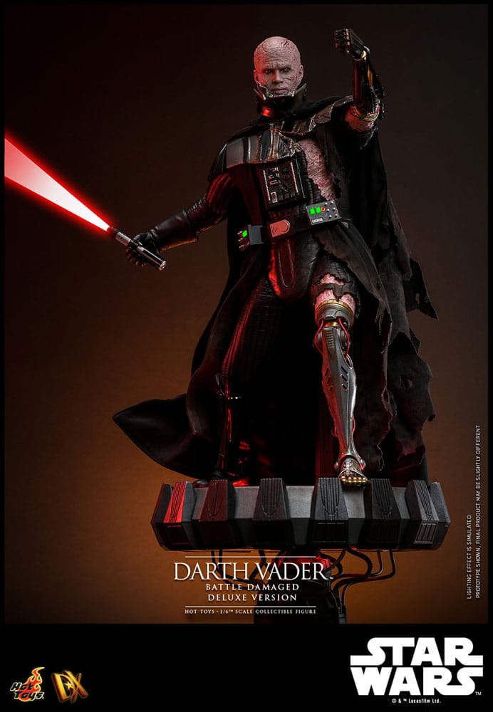 HOT TOYS - Star Wars Action Figure 1/6 Darth Vader (Battle Damaged) Deluxe Version  DX