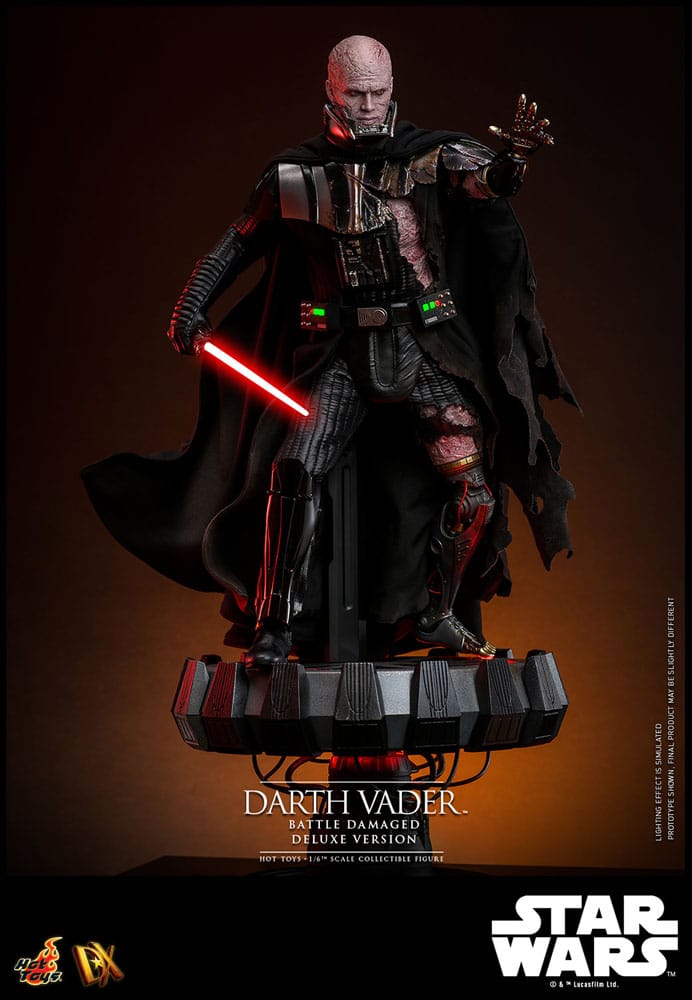 HOT TOYS - Star Wars Action Figure 1/6 Darth Vader (Battle Damaged) Deluxe Version  DX