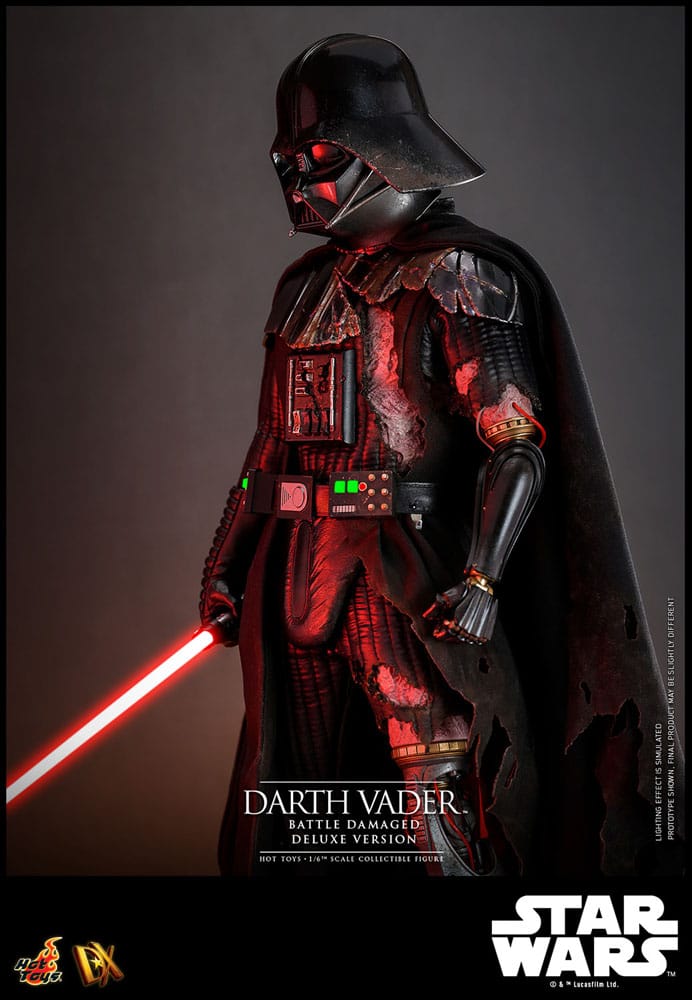 HOT TOYS - Star Wars Action Figure 1/6 Darth Vader (Battle Damaged) Deluxe Version  DX
