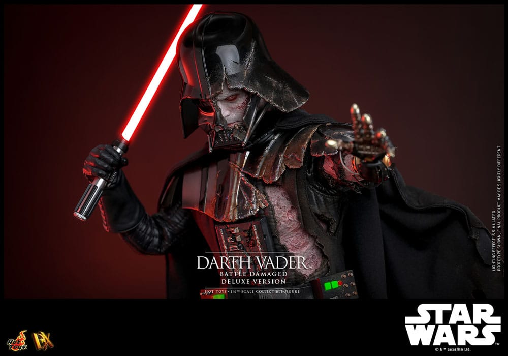 HOT TOYS - Star Wars Action Figure 1/6 Darth Vader (Battle Damaged) Deluxe Version  DX