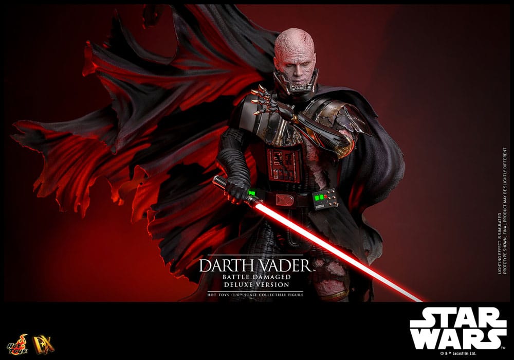 HOT TOYS - Star Wars Action Figure 1/6 Darth Vader (Battle Damaged) Deluxe Version  DX