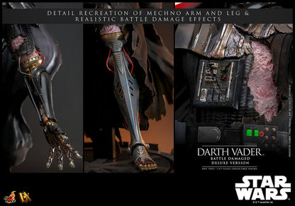 HOT TOYS - Star Wars Action Figure 1/6 Darth Vader (Battle Damaged) Deluxe Version  DX