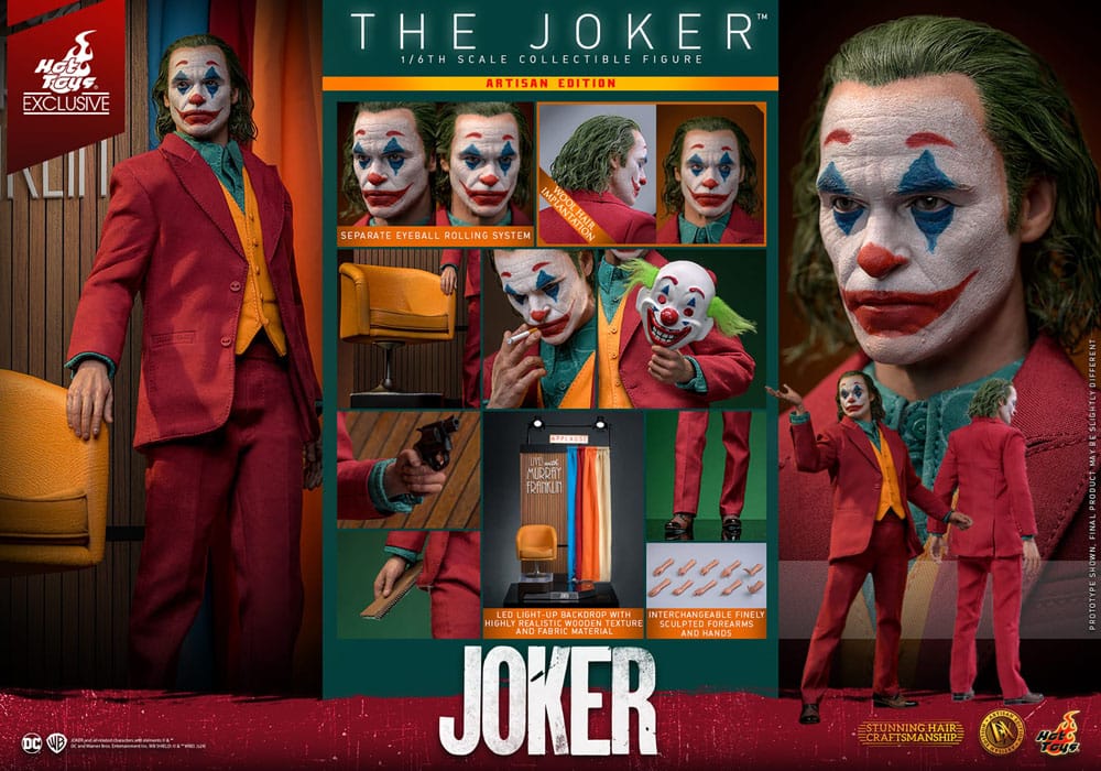 HOT TOYS - Joker Movie Masterpiece Action Figure 1/6 The Joker Artisan Edition DX43AE
