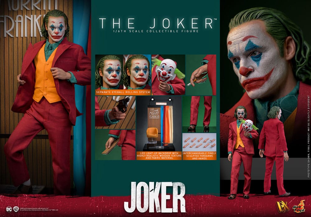 HOT TOYS - Joker Movie Masterpiece Action Figure 1/6 The Joker