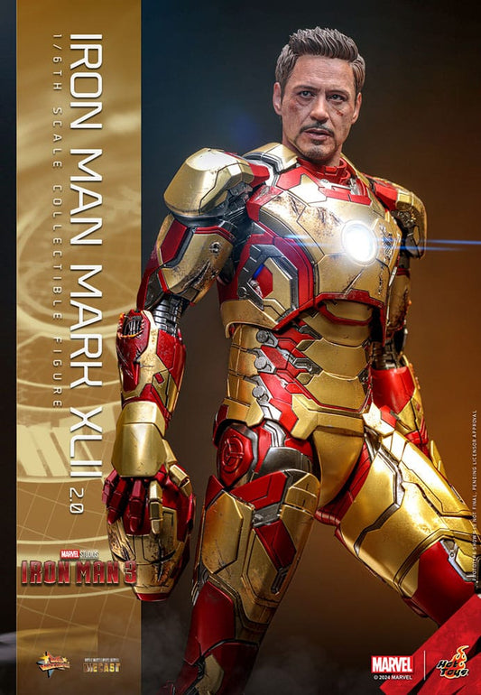 HOTO TOYS - Iron Man 3 Movie Masterpiece Diecast Action Figure 1/6 Iron Man Mark XLII