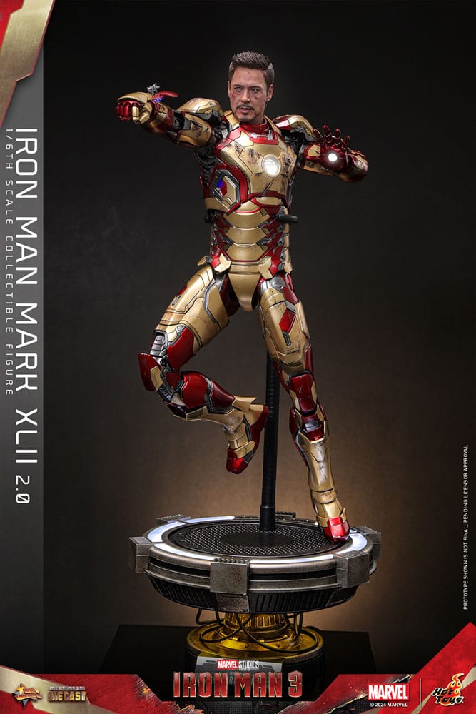 HOTO TOYS - Iron Man 3 Movie Masterpiece Diecast Action Figure 1/6 Iron Man Mark XLII